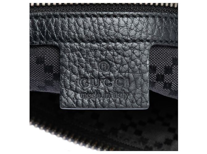 Clutch de cuero negro Gucci - vista 5