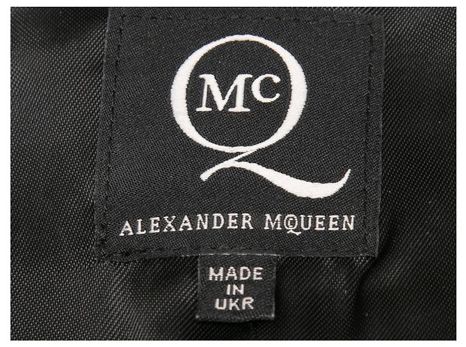Autre Marque Ärmelloses schwarzes Kleid McQ Alexander McQueen Größe IT 38 - Ansicht 3