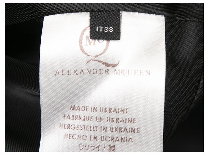 Autre Marque Ärmelloses schwarzes Kleid McQ Alexander McQueen Größe IT 38 - Ansicht 4