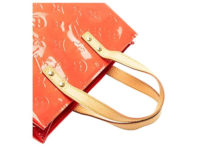 Rote Louis Vuitton Monogram Vernis Reade PM Handtasche - Ansicht 10