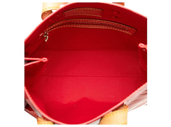 Rote Louis Vuitton Monogram Vernis Reade PM Handtasche - Ansicht 4