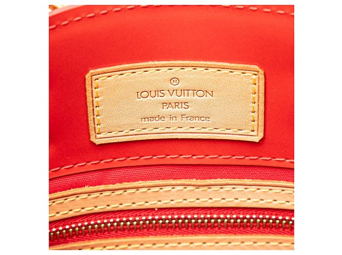 Rote Louis Vuitton Monogram Vernis Reade PM Handtasche - Ansicht 6
