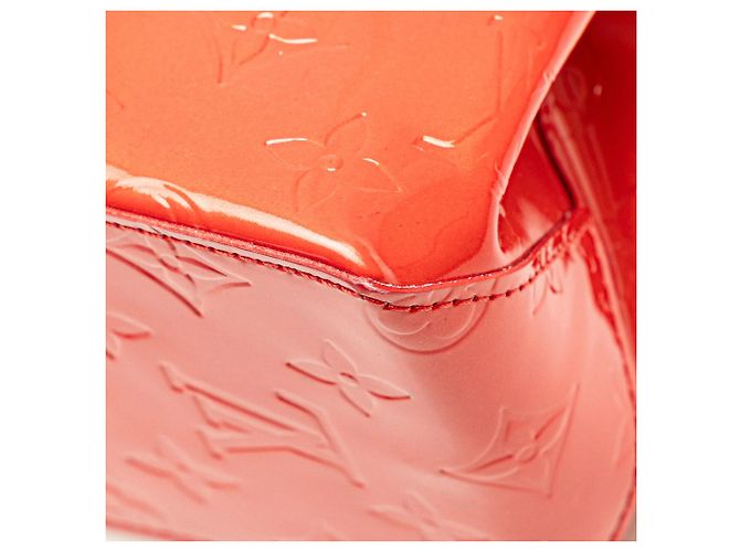Rote Louis Vuitton Monogram Vernis Reade PM Handtasche - Ansicht 8