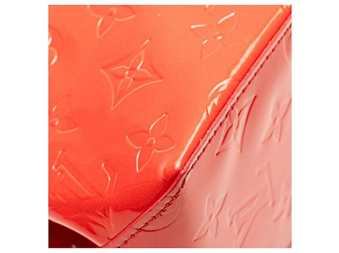 Rote Louis Vuitton Monogram Vernis Reade PM Handtasche - Ansicht 9