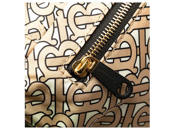 Borsa a tracolla Sonny in nylon con monogramma TB Burberry marrone - vista 7