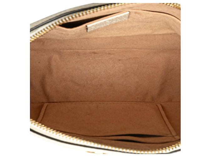 Borsa a tracolla Gucci Small GG Supreme Flora Ophidia Dome marrone - vista 4