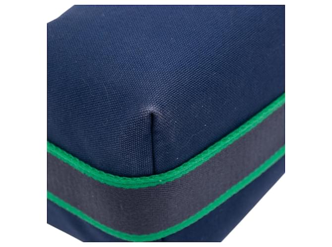 Custodia Blue Hermès Small Canvas Bride A Brac - vista 7