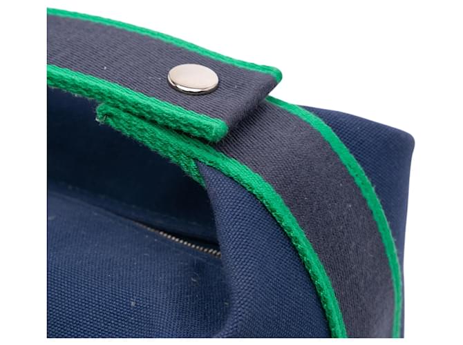 Custodia Blue Hermès Small Canvas Bride A Brac - vista 8