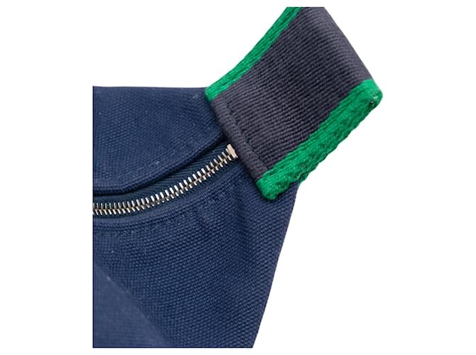 Custodia Blue Hermès Small Canvas Bride A Brac - vista 9