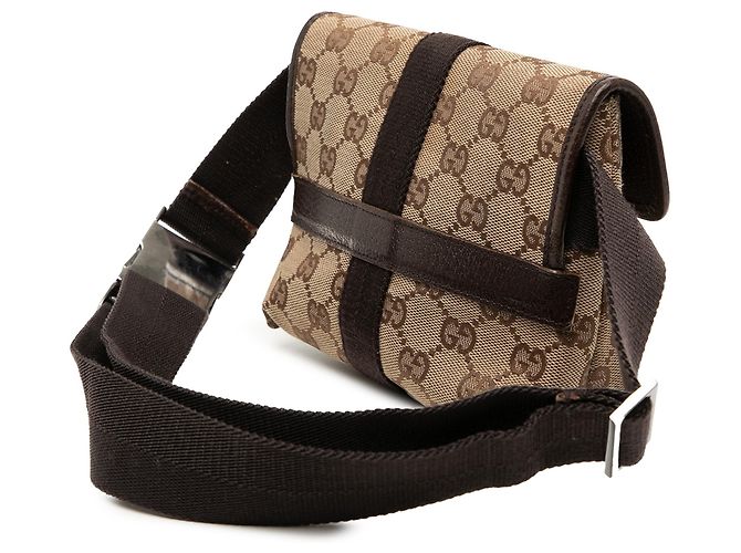 Borsa a tracolla Gucci GG Canvas beige - vista 2