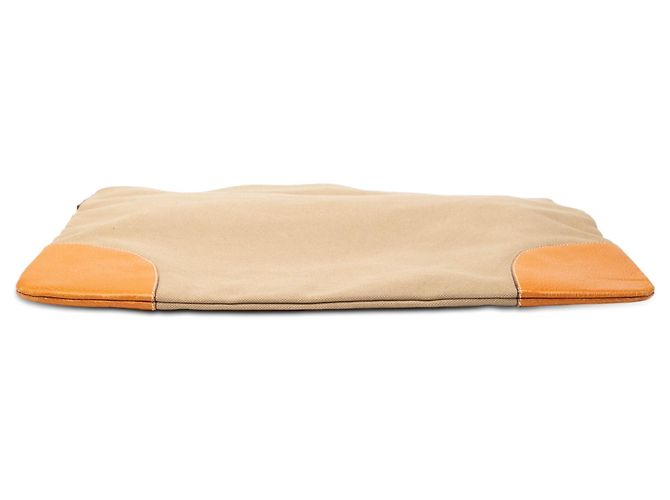 Borsa a tracolla Prada in tela marrone con logo - vista 3