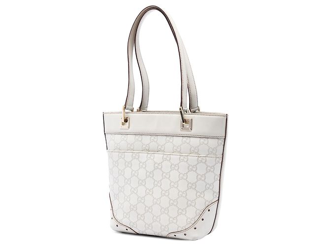 Tote Mini Guccissima Punch bianco Gucci - vista 2