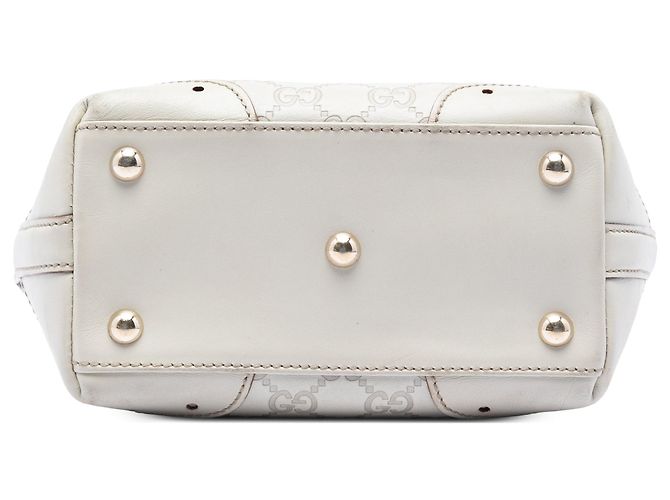 Tote Mini Guccissima Punch bianco Gucci - vista 3
