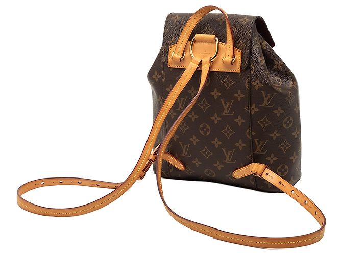 Zaino Louis Vuitton Monogram Montsouris marrone - vista 2