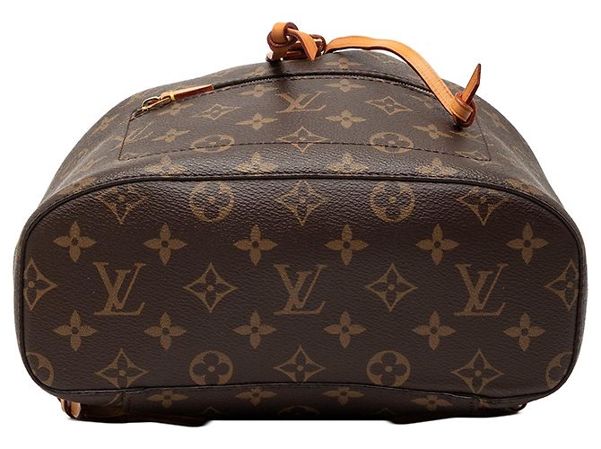 Zaino Louis Vuitton Monogram Montsouris marrone - vista 3