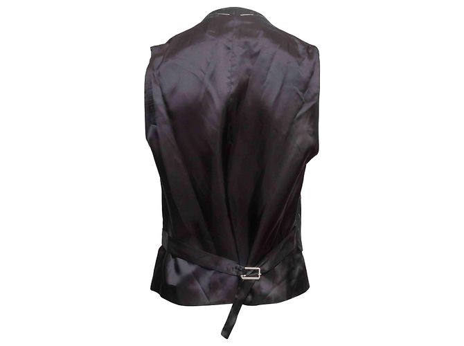 Autre Marque Chaleco de raya diplomática blanco y negro McQ Alexander McQueen Talla IT 42 - vista 3