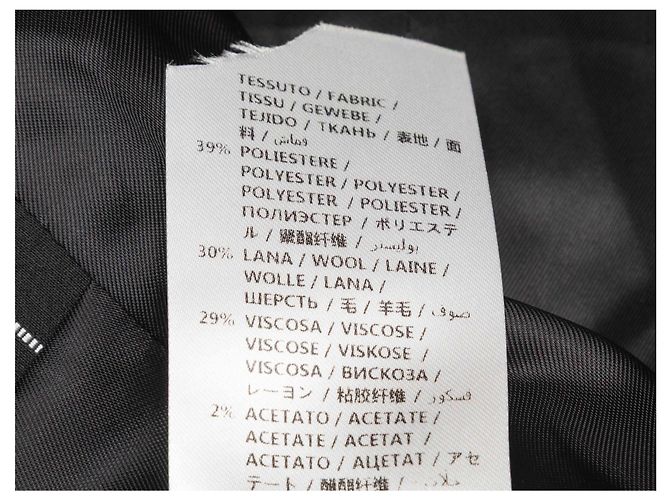 Autre Marque Chaleco de raya diplomática blanco y negro McQ Alexander McQueen Talla IT 42 - vista 6