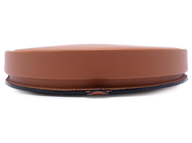 Borsa a tracolla LOEWE Small Soft Calfskin Heel Pouch marrone - vista 3