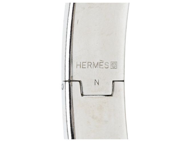 Bracciale Hermès Narrow Enamel Clic H PM Arancione - vista 4