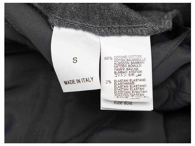 Falda midi de algodón gris Brunello Cucinelli Talla US S - vista 5