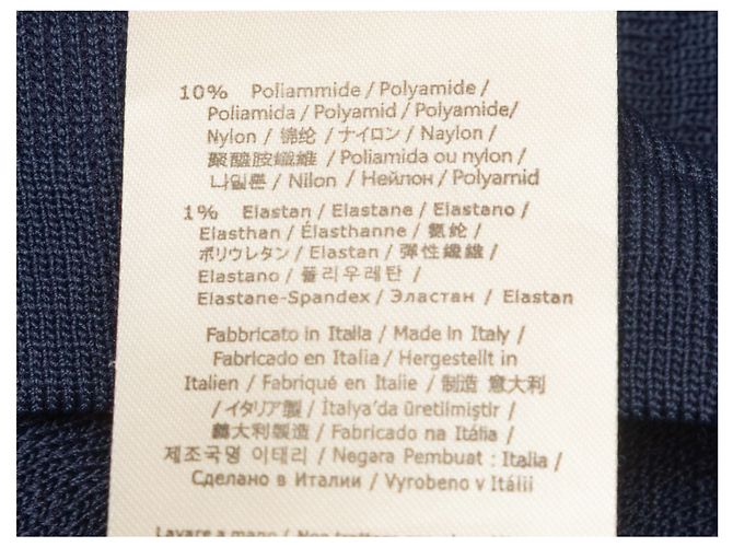 Navy Fendi Strukturstrick-Bleistiftrock Größe IT 36 Blau - Ansicht 5