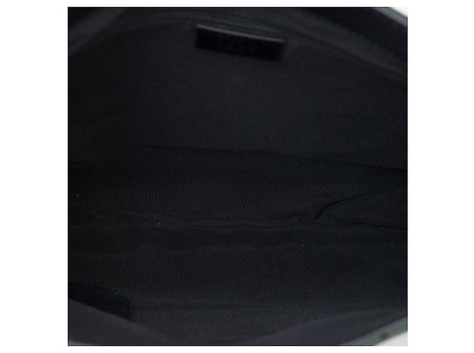 Borsa a tracolla Gucci GG Canvas verde - vista 4
