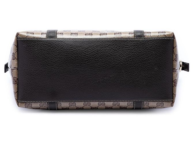 Borsa Satchel Gucci Medium GG Crystal Charm Beige - vista 3