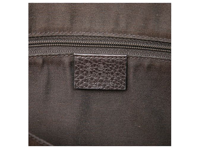 Borsa Satchel Gucci Medium GG Crystal Charm Beige - vista 5