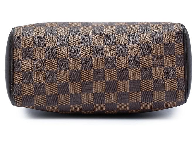 Borsa Louis Vuitton Damier Ebene Brera marrone - vista 3