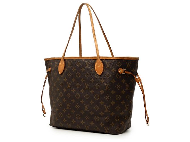 Borsa Tote Louis Vuitton Monogram Neverfull MM marrone - vista 2