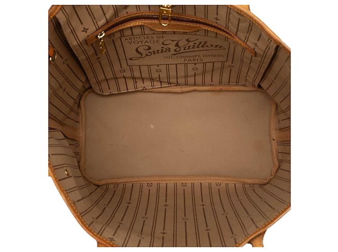 Borsa Tote Louis Vuitton Monogram Neverfull MM marrone - vista 4
