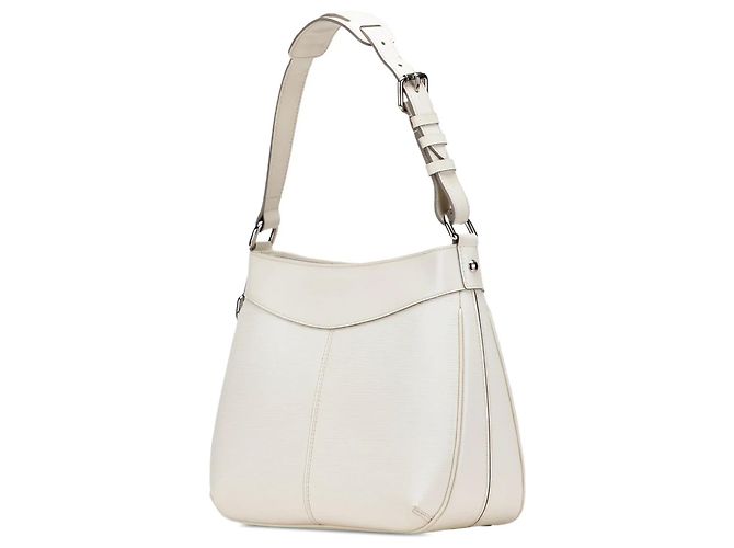 Borsa a tracolla Louis Vuitton Epi Turenne GM bianca Bianco - vista 2