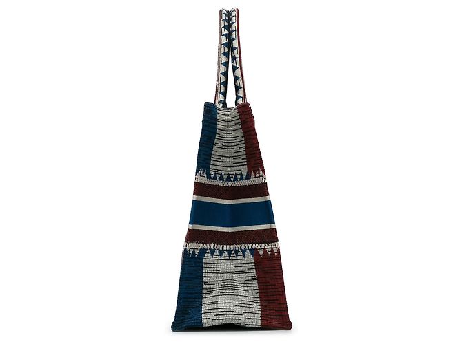 Book Tote Dior Large French Flag Blu - vista 4