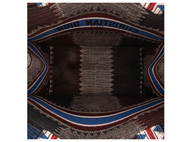 Book Tote Dior Large French Flag Blu - vista 6