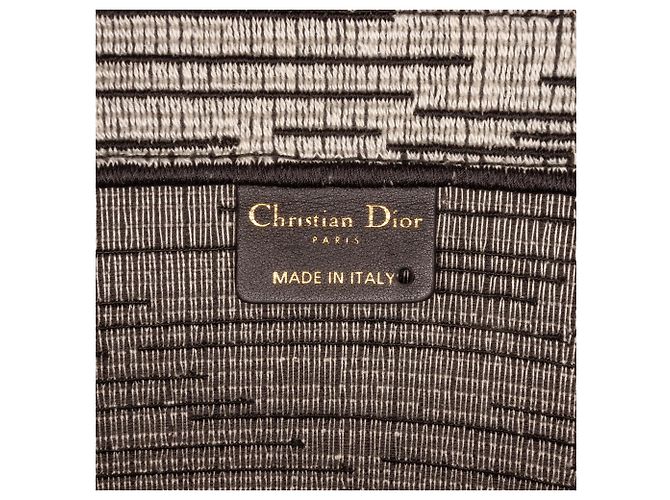 Book Tote Dior Large French Flag Blu - vista 7
