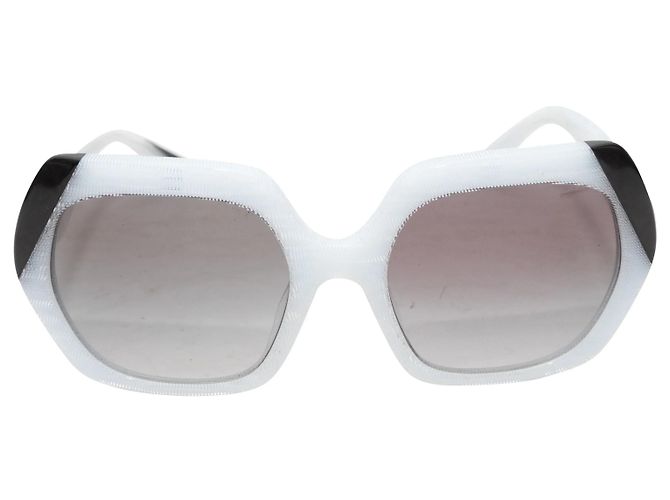 Gafas de sol oversized Alain Mikli White & Black Blanco - vista 2