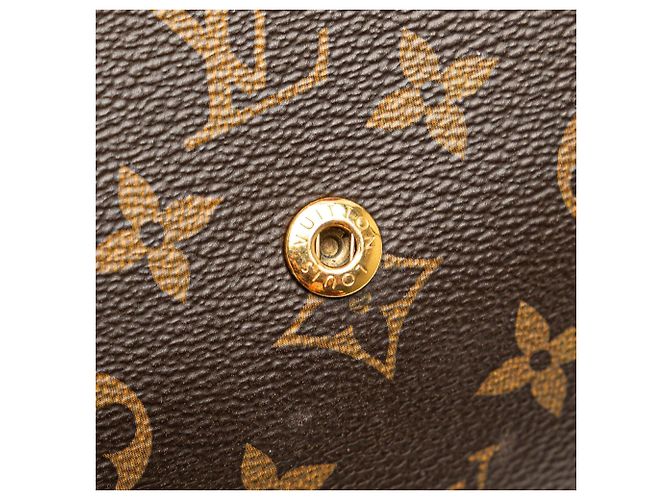 Borsa a tracolla Louis Vuitton Monogram Twice marrone - vista 7