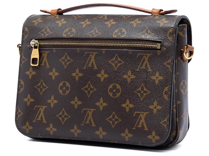 Borsa Louis Vuitton Monogram Pochette Metis marrone - vista 2