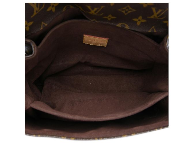 Borsa Louis Vuitton Monogram Pochette Metis marrone - vista 4