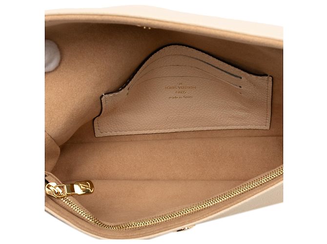 Borsa a tracolla Louis Vuitton Monogram Empreinte Giant Ivy beige - vista 4