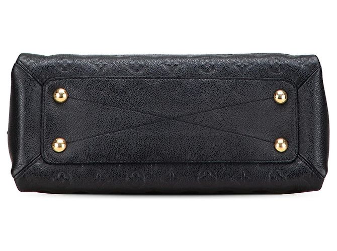 Borsa Louis Vuitton Monogram Empreinte Vosges MM nera Nero - vista 3