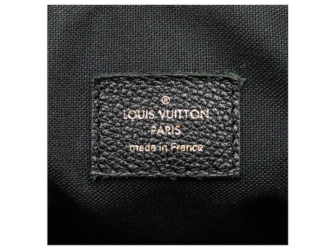 Borsa Louis Vuitton Monogram Empreinte Vosges MM nera Nero - vista 5