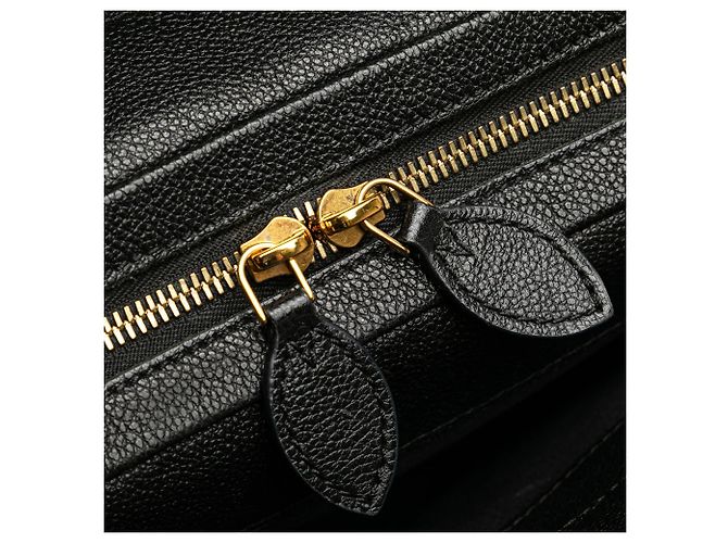 Borsa Louis Vuitton Monogram Empreinte Vosges MM nera Nero - vista 7