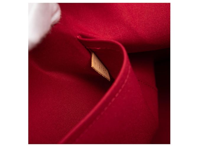 Borsa Louis Vuitton Monogram Vernis Alma GM rossa Rosso - vista 6