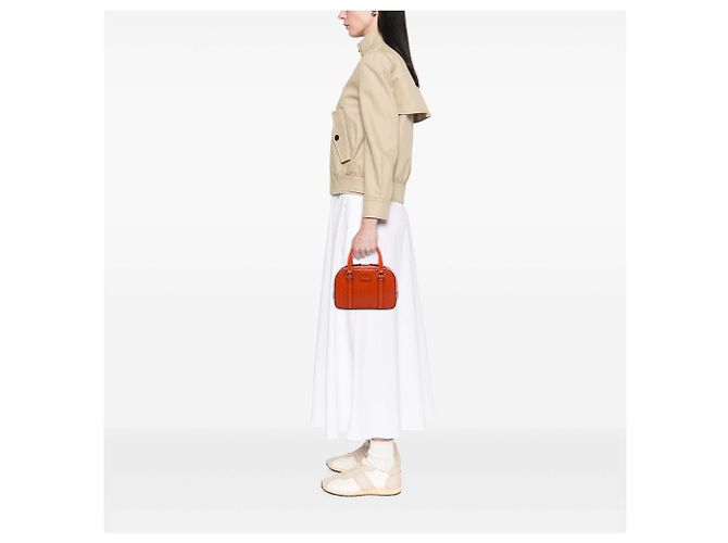 Borsa Gucci Small Microguccissima Bree Arancione - vista 6