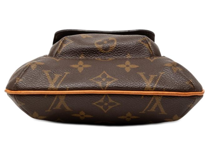 Clutch Louis Vuitton Monogram Partition marrone - vista 3