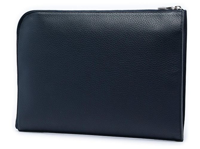 Pochette Jour GM Taurillon Initials Circle blu Louis Vuitton - vista 2