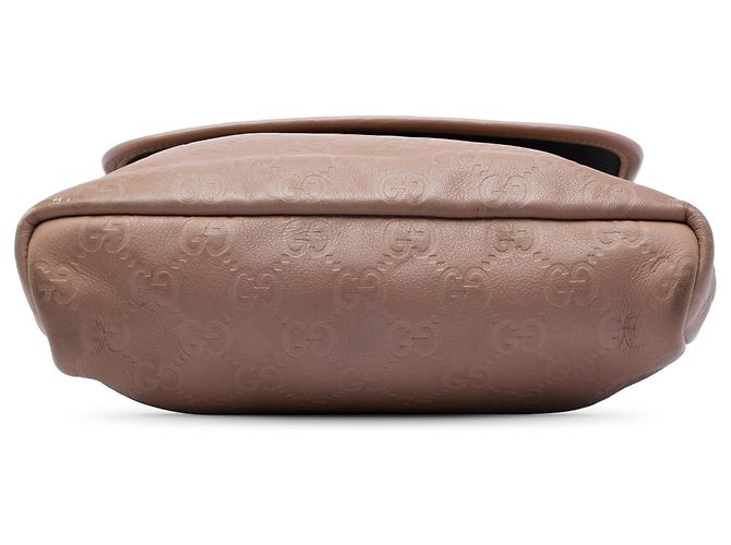 Borsa a tracolla Gucci Guccissima marrone - vista 3