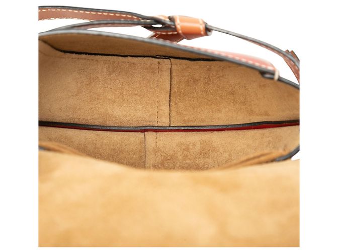 Borsa a tracolla LOEWE Mini Tricolor Leather Gate rossa Rosso - vista 4