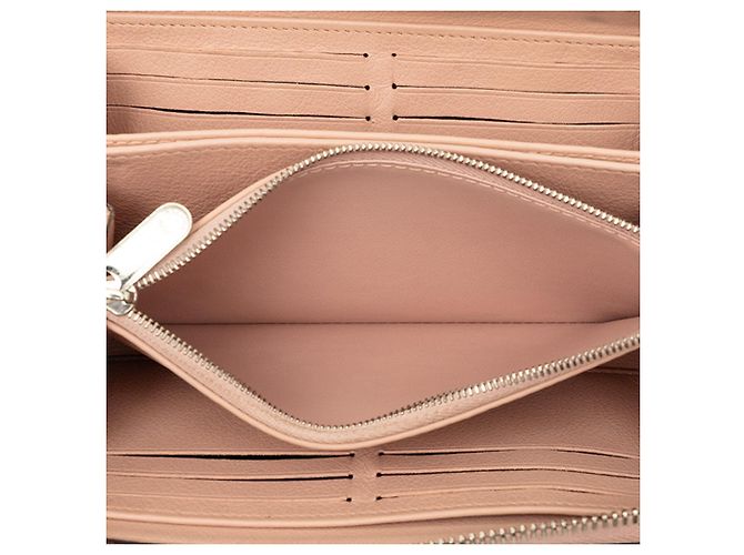 Cartera larga Zippy Monogram Mahina Louis Vuitton rosa - vista 4
